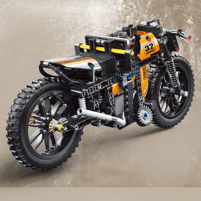 MOULDKING 23005 MOC 17249 RC Racing Motorcycle 3