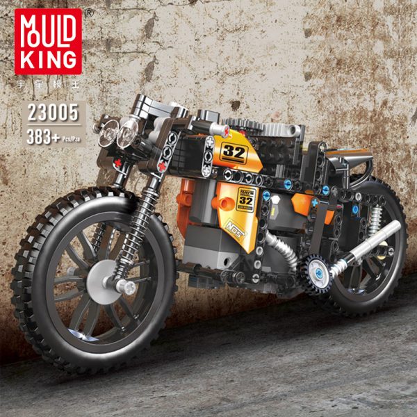 MOULDKING 23005 MOC 17249 RC Racing Motorcycle