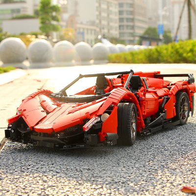 Mould King MOC 20091 Technic Series Veneno Lamborghinis Roadster Model Building Blocks Bricks 13079 Kids DIY 5