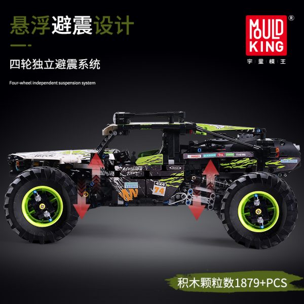 Mould King Moc Technic Buggy Remote Control Terrain Off Road Climbing Truck model Building Blocks 18002 9