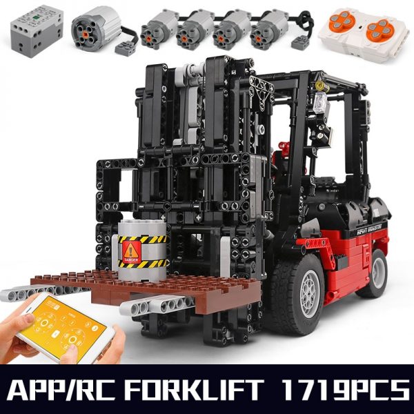 Mould King Technic Series City Engineering Vehicles RC Forklift Mk II Truck Model Building Blocks Bricks 2