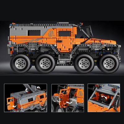 Mould King Technic Series Siberia Off road Vehicle remote control car Model Building Blocks Bricks 13088 4