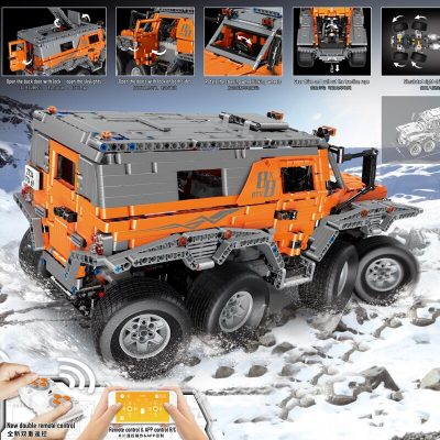 Mould King Technic Series Siberia Off road Vehicle remote control car Model Building Blocks Bricks 13088 5