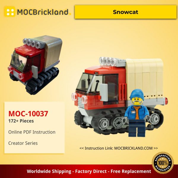 creator moc 10037 snowcat by demarco mocbrickland 7249