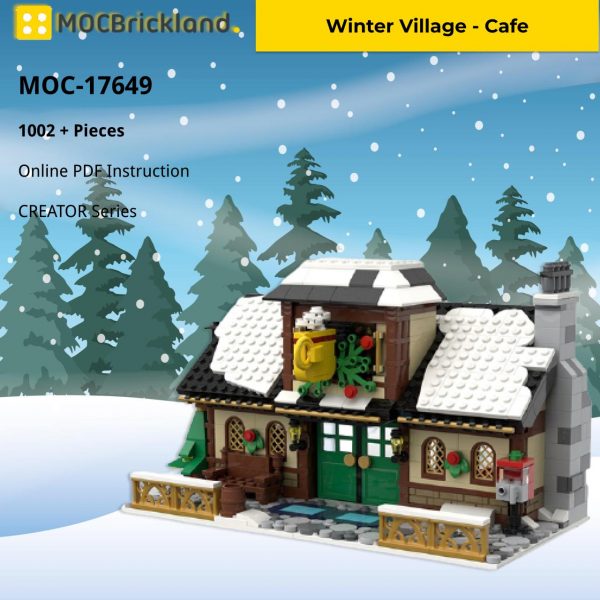 creator moc 17649 winter village cafe mocbrickland 1721