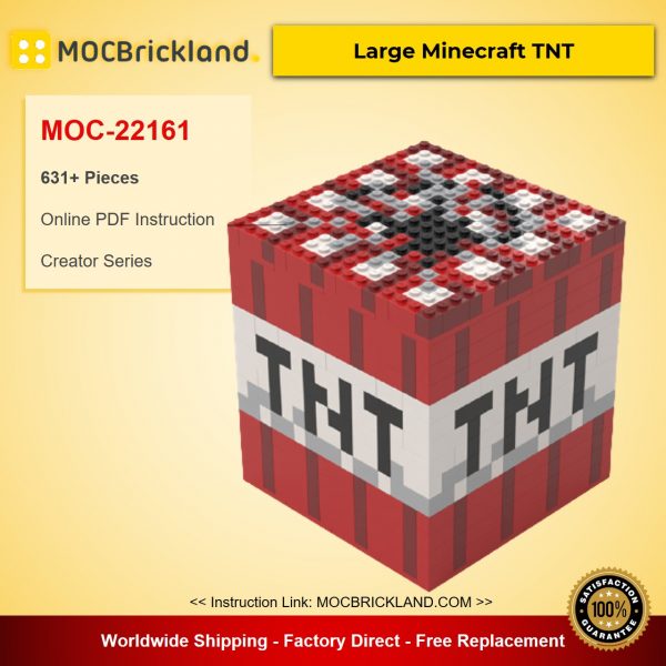 creator moc 22161 large minecraft tnt by klosspalatset mocbrickland 7164
