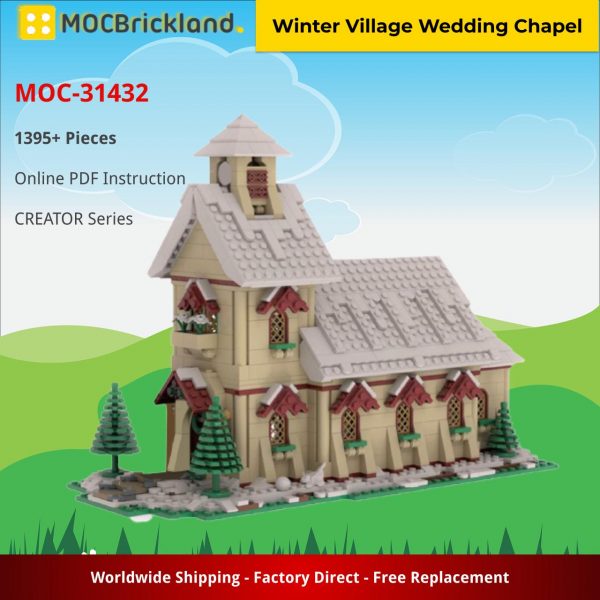 creator moc 31432 winter village wedding chapel by mklpmn mocbrickland 7752