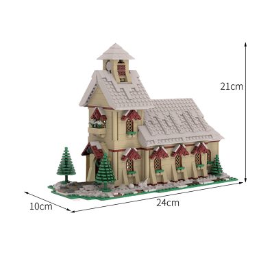 creator moc 31432 winter village wedding chapel by mklpmn mocbrickland 7821