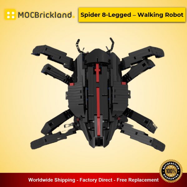 creator moc 48024 spider 8 legged walking robot by technicrocks mocbrickland 2593
