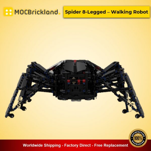 creator moc 48024 spider 8 legged walking robot by technicrocks mocbrickland 3579