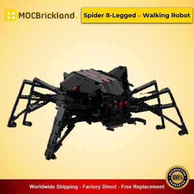 creator moc 48024 spider 8 legged walking robot by technicrocks mocbrickland 8780