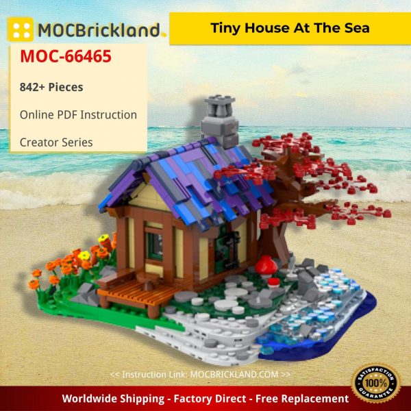creator moc 66465 tiny house at the sea by brickgloria mocbrickland 6760