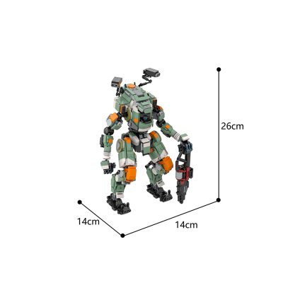 creator moc 68249 bt 7274 vanguard class titan from titanfall 2 by kmx creations mocbrickland 7035
