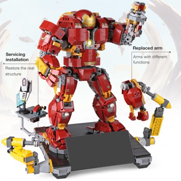 decool 7134 the hulkbuster ultron edition compatible 76105 07101 8910