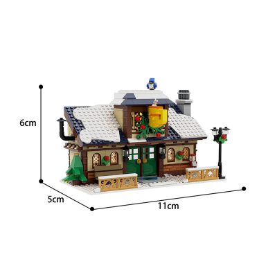 modular building moc 51898 winter village cafe by brickmonster mocbrickland 8074