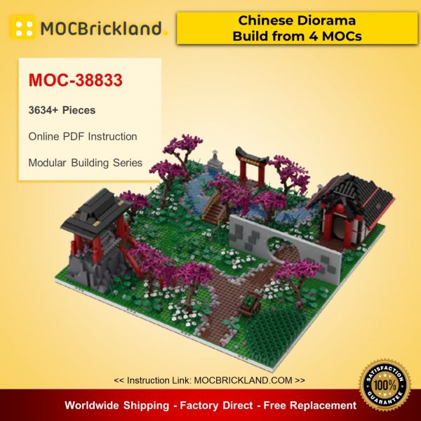 modular buildings moc 38833 chinese diorama build from 4 mocs by gabizon mocbrickland 1803