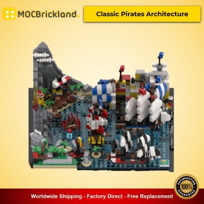 modular buildings moc 42495 classic pirates architecture by momatteo79 mocbrickland 3640