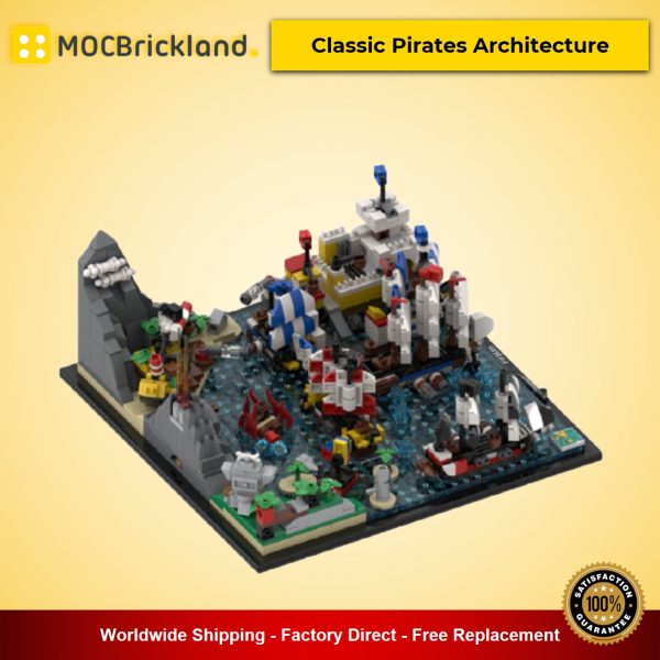 modular buildings moc 42495 classic pirates architecture by momatteo79 mocbrickland 4371