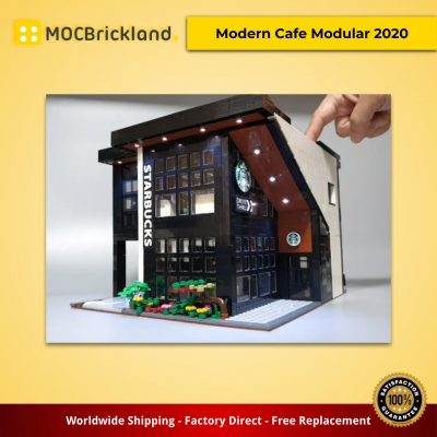 modular buildings moc 45635 modern cafe modular 2020 by ohsojang mocbrickland 2560