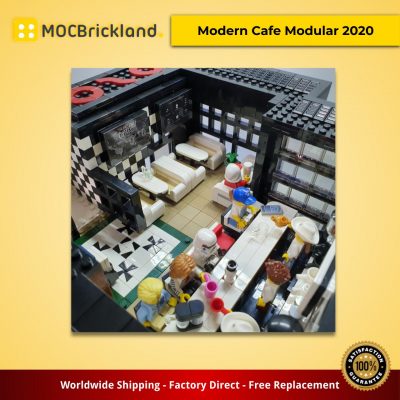 modular buildings moc 45635 modern cafe modular 2020 by ohsojang mocbrickland 4148