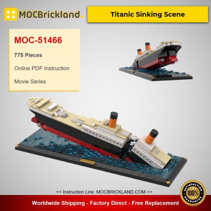 Movie MOC-51466 Titanic Sinking Scene MOCBRICKLAND