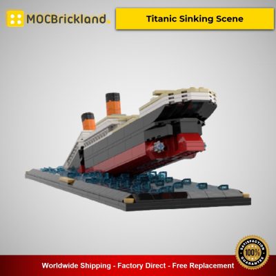 movie moc 51466 titanic sinking scene by ycbricks mocbrickland 5178