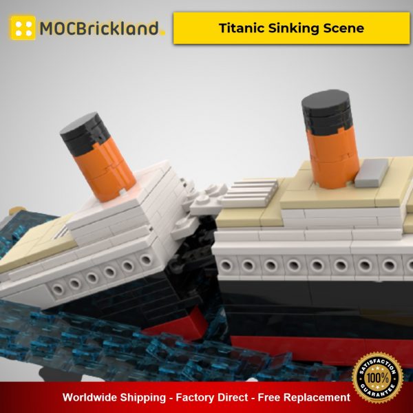movie moc 51466 titanic sinking scene by ycbricks mocbrickland 7812