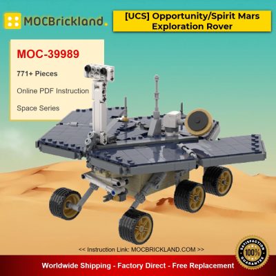 space moc 39989 ucs opportunityspirit mars exploration rover by muscovitesandwich mocbrickland 5168