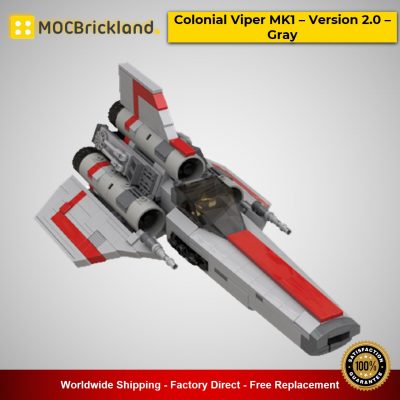 space moc 45867 colonial viper mk1 version 20 gray by apenello mocbrickland 2466