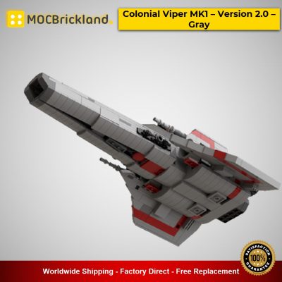 space moc 45867 colonial viper mk1 version 20 gray by apenello mocbrickland 3751