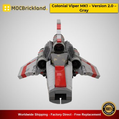 space moc 45867 colonial viper mk1 version 20 gray by apenello mocbrickland 4591