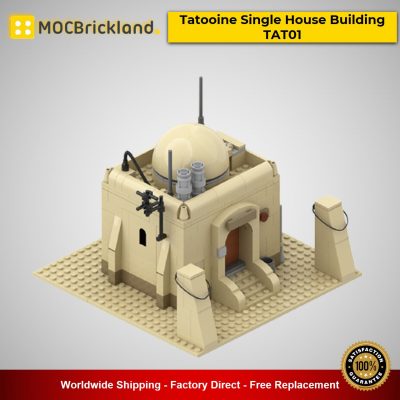star wars moc 26468 tatooine single house building tat01 by azzer86 mocbrickland 6849