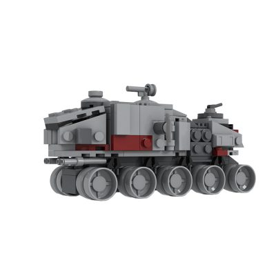 star wars moc 36873 a6 juggernaut clone turbo tank micro fleet series by 2bricksofficial mocbrickland 8767