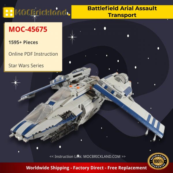 star wars moc 45675 battlefield arial assault transport by tjslegoroom mocbrickland 3624