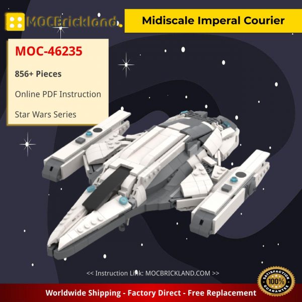 star wars moc 46235 midiscale imperal courier by therealbeef1213 mocbrickland 7348
