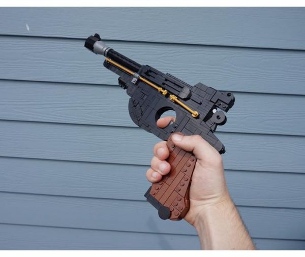 star wars moc 49515 the mandalorian blaster pistol by legofin mocbrickland 2131