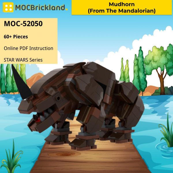 star wars moc 52050 mudhorn from the mandalorian by thomin mocbrickland 3434
