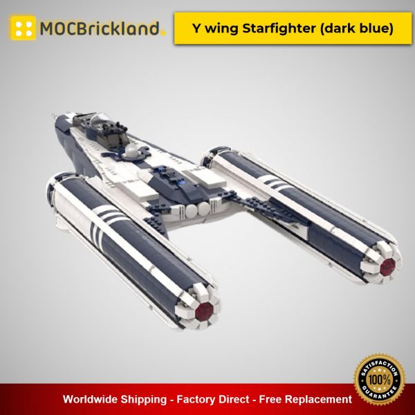 star wars moc 55778 y wing starfighter dark blue by starwarsfan66 mocbrickland 4658