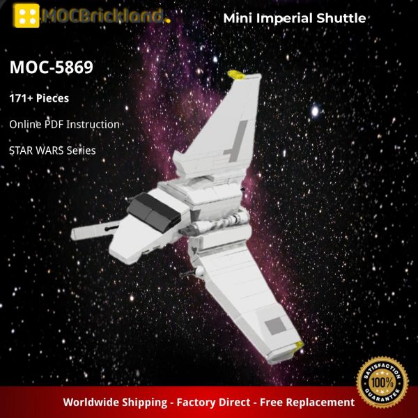 star wars moc 5869 mini imperial shuttle mocbrickland 8672