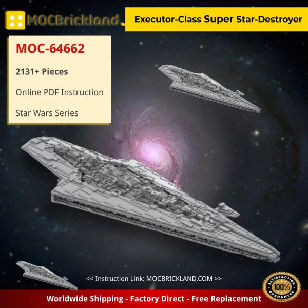 star wars moc 64662 executor class super star destroyer by red5 leader mocbrickland 5021