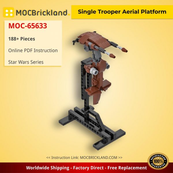 star wars moc 65633 single trooper aerial platform by veryblocky mocbrickland 3135