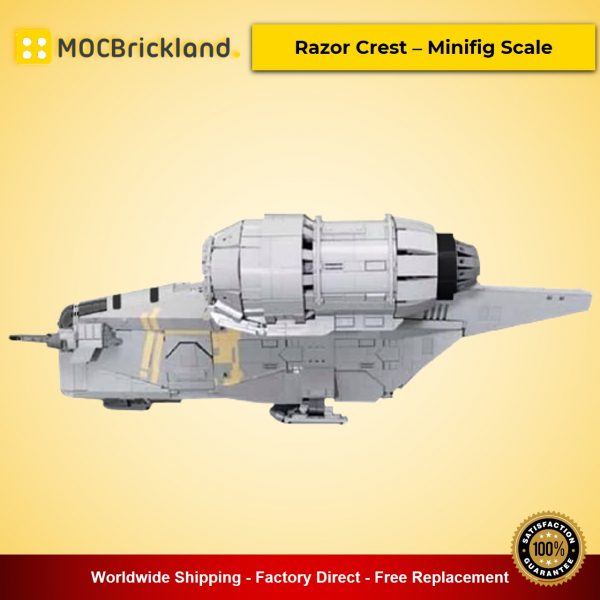 star wars moc 90096 razor crest minifig scale mocbrickland 5853