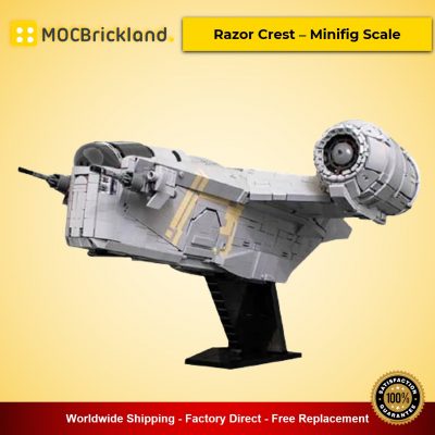 star wars moc 90096 razor crest minifig scale mocbrickland 7270