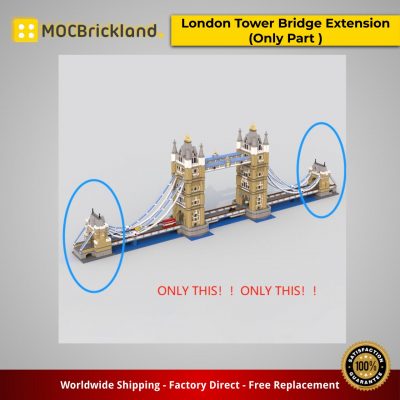 street sight moc 12269 london tower bridge extension only part by hitchhiker mocbrickland 4562