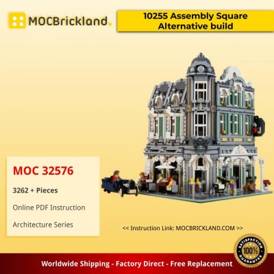 street sight moc 32576 10255 assembly square alternative build by inyongbricks mocbrickland 4942