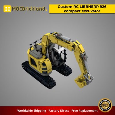 technic moc 10394 custom rc liebherr 926 compact excuvator by custombricksde mocbrickland 2588