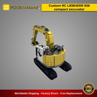 technic moc 10394 custom rc liebherr 926 compact excuvator by custombricksde mocbrickland 3901