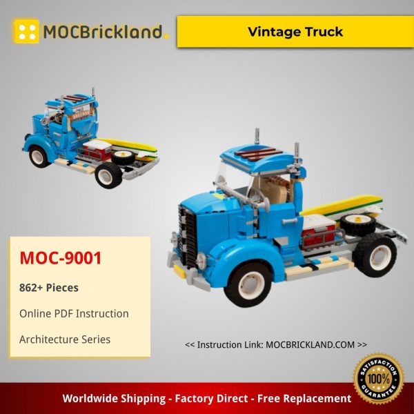 technic moc 9001 vintage truck by timeremembered mocbrickland 6369