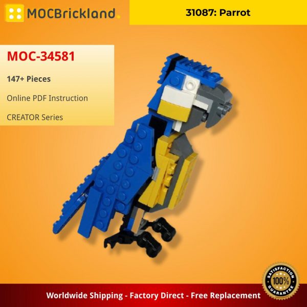 CREATOR MOC 34581 31087 Parrot by Tomik MOCBRICKLAND 2
