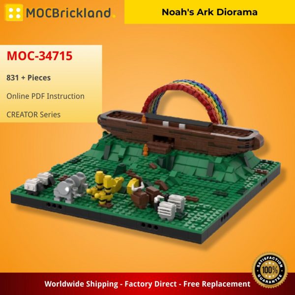 CREATOR MOC 34715 Noahs Ark Diorama by gabizon MOCBRICKLAND 2